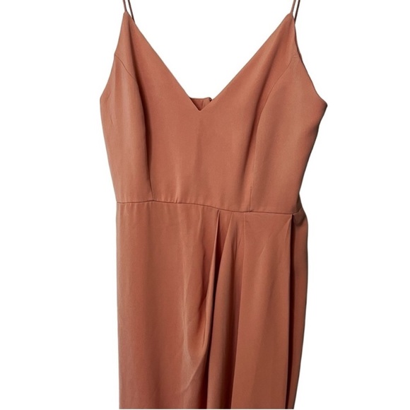 Shona Joy Core Cocktail Draped Dress in Pink Women's Size 2 Bridesmaid Event - Picture 8 of 16